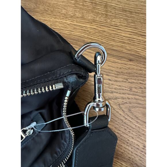 NWT Tory Burch $(328) Nylon Virginia Tote Bag Black - Picture 8 of 11